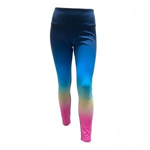 Beach Riot Blue and Pink Gradient Leggings S 4-6